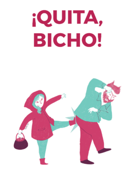 Quita bicho little red riding hood wolf feminism illustration paulape 