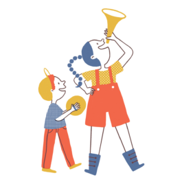 Salvem la Jordi illustration paulape trompeta 