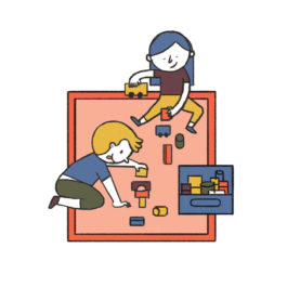 globalitat infancia children classroom playing illustration paulape 