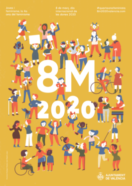 8M2020 CartellA3 feminism illustration paulape 