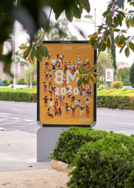 8M2020 MUPI feminism illustration paulape 